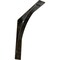 Ekena Millwork Morris Steel Bracket, Antiqued Warm Silver 3"W x 20"D x 20"H BKTM03X20X20MOAWS - alternate 1